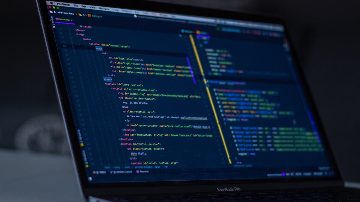 Developer reading a coding problem